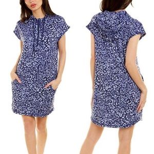 Tommy Bahama Ariana Leopard Island Zone Hooded Dress - Women's M